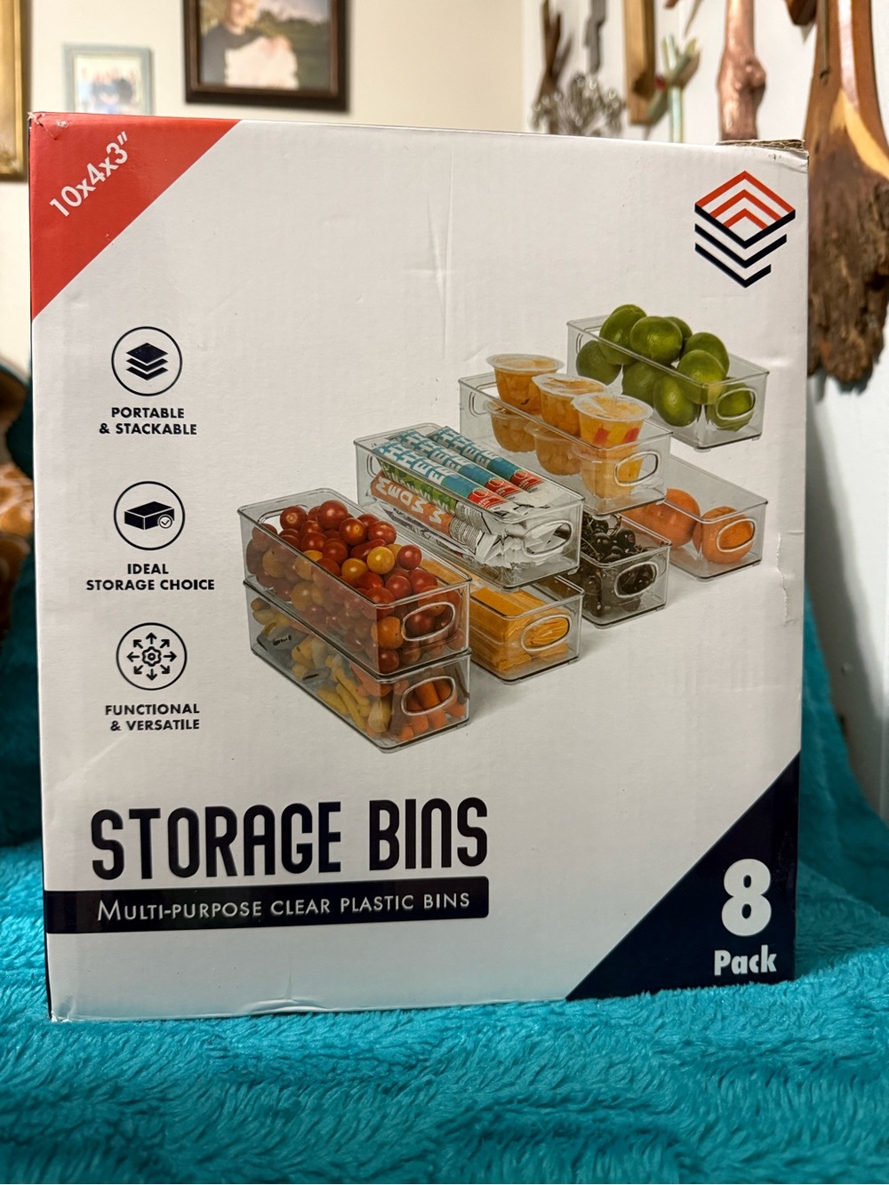 Storage Bins 8 pack